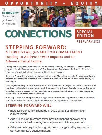 Connections Newsletter 2021 Stepping Forward Special Edition